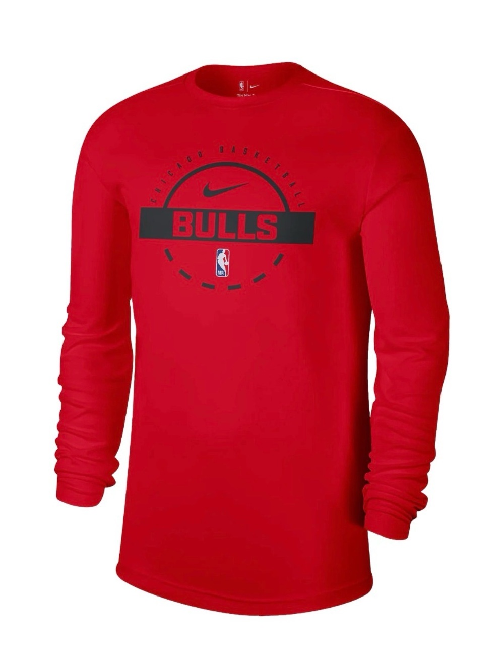 NEW Nike Chicago Bulls Basketball Practice Long Sleeve Red T Shirt Mens 2XL